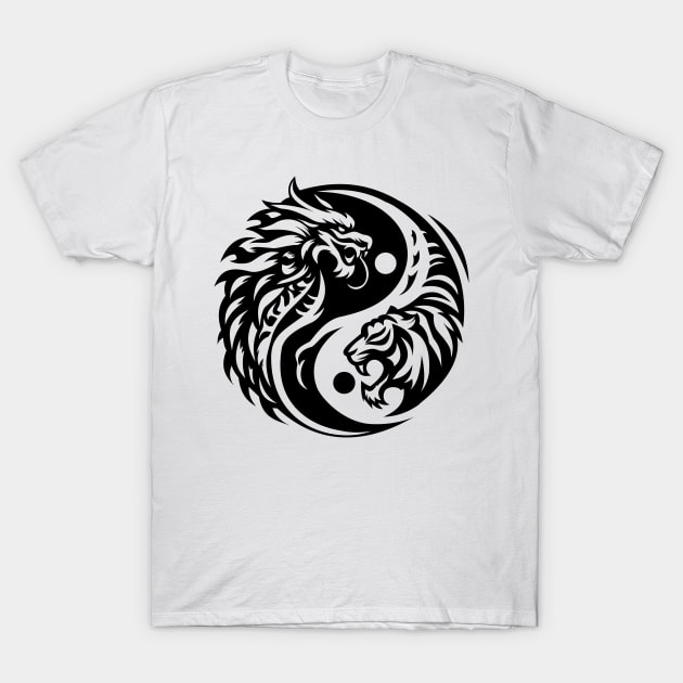 Yin and Yang T-Shirt by Soodle